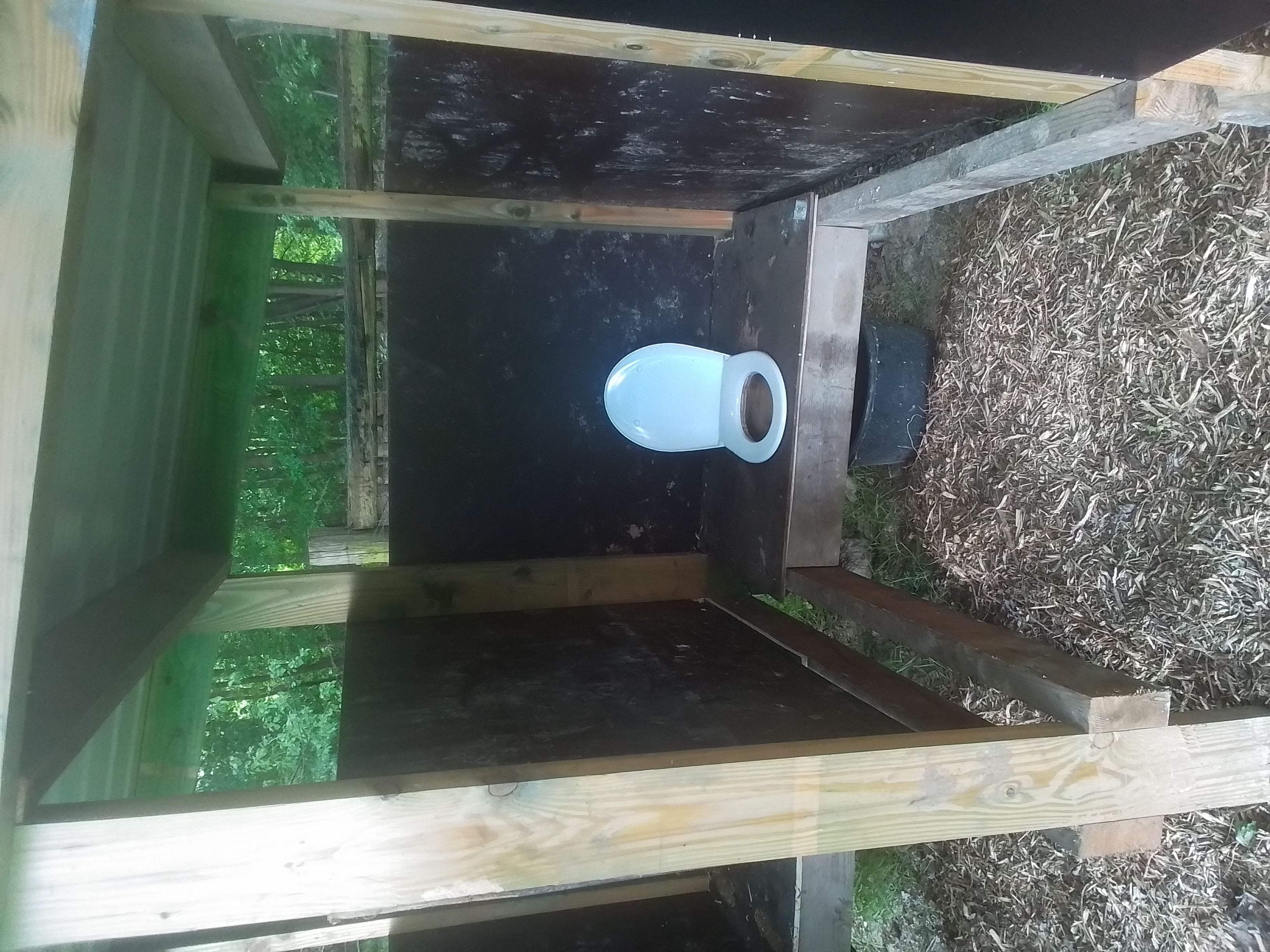 Kamp Kravaal, Droge toiletten